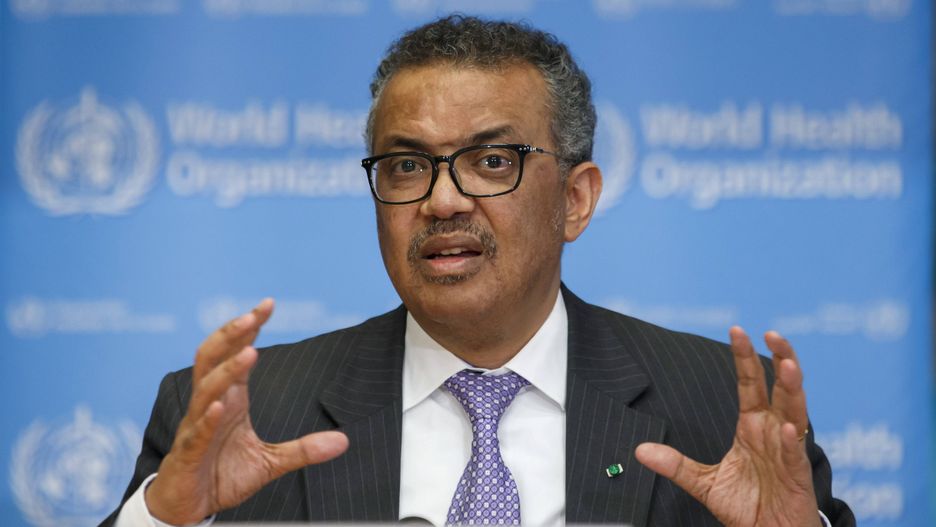 Koronawirus w Europie. Na zdjęciu szef WHO Tedros Adhanom