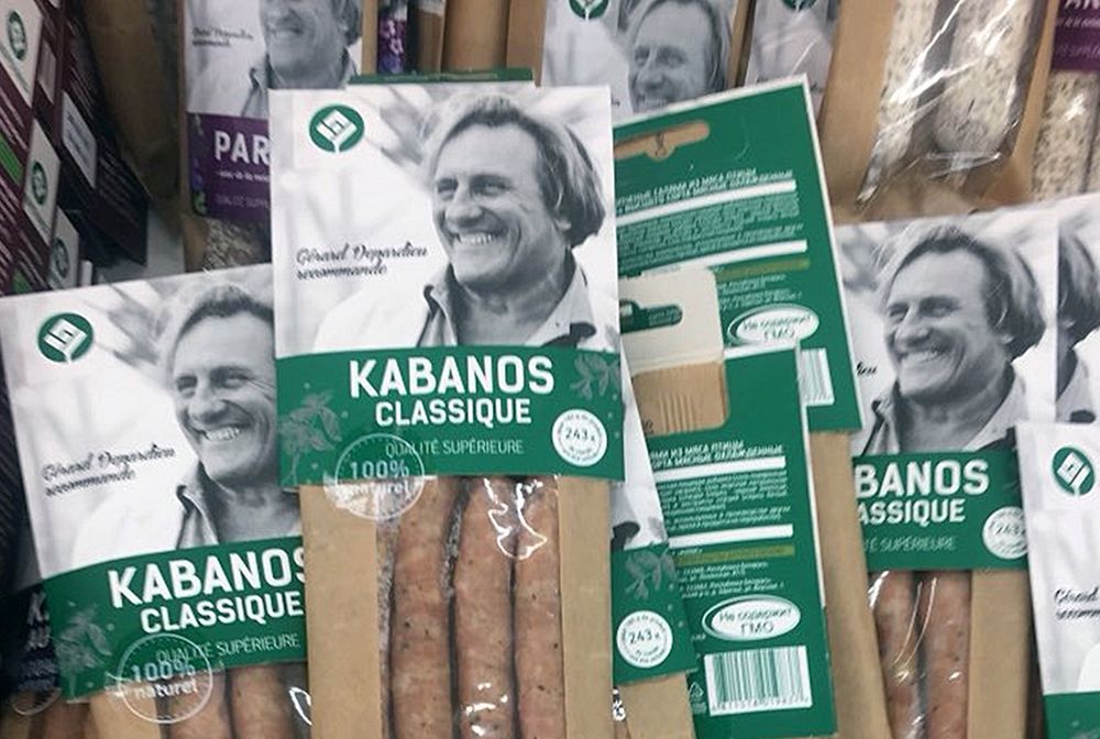 Depardieu twarzą białoruskich kabanosów