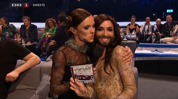 Fatalne zachowanie prowadzącej Eurowizję! Kobieta z brodą faworyzowana przez duńską prezenterkę