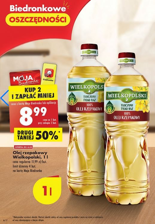 Promocja na olej- Pyszności