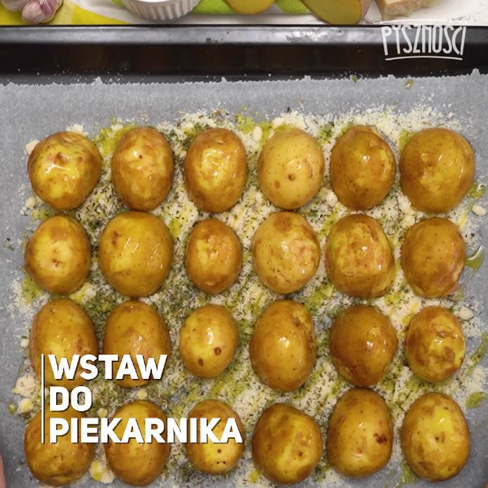 Chrupiące ziemniaczki z parmezanem- Pyszności