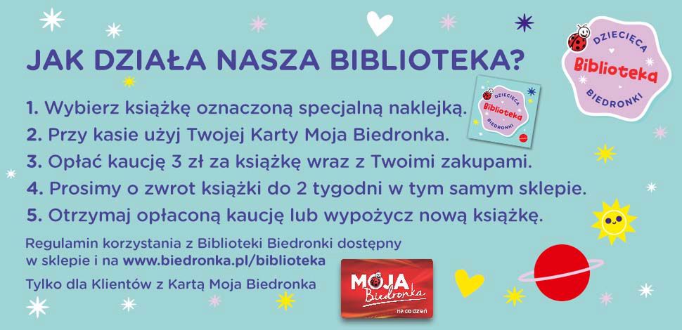 Czytelnie w Biedronce- Pyszności/ źródło: biedronka.pl