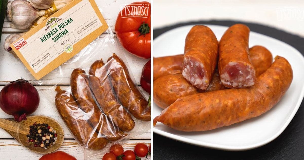 Kiełbasa polska surowa Regionalne Smaki-  Pyszności
