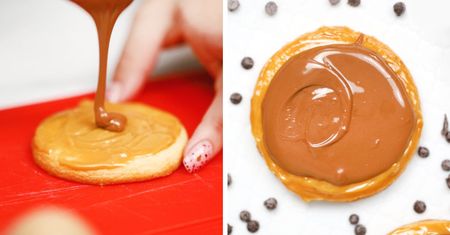 Ciasteczka Twix z kajmakiem i mleczną czekoladą. Smakują jak kultowe batony