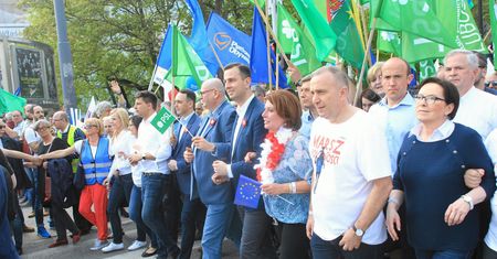 Rzecznik PO wskazuje przyczynę wygranej Emmanuela Macrona: pozytywna energia "Marszu wolności"