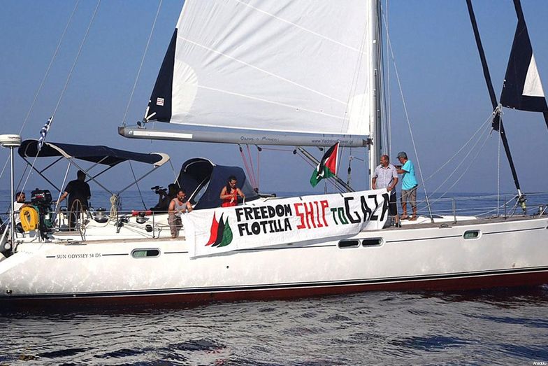 "Flotylla Wolności" płynie do Strefy Gazy. Aktywiści chcą przerwać blokadę Izraela