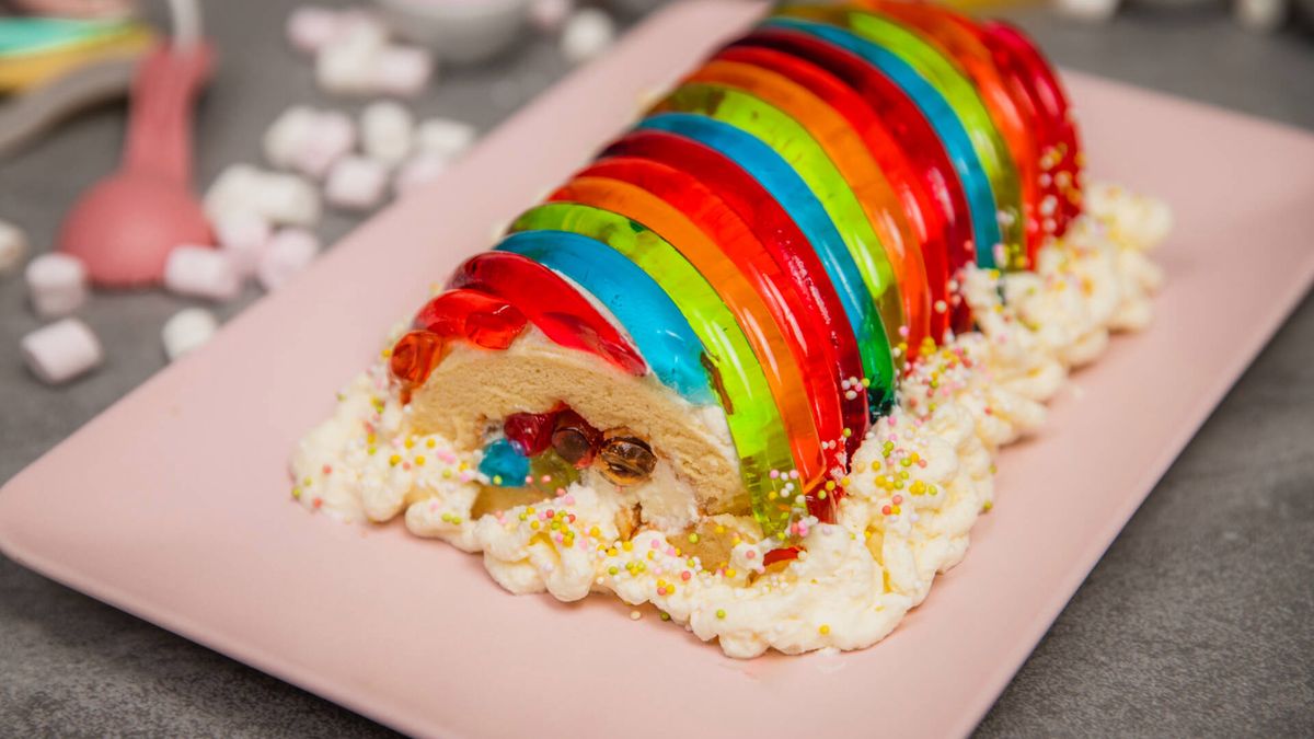 Tęczowa rolada- Pyszności