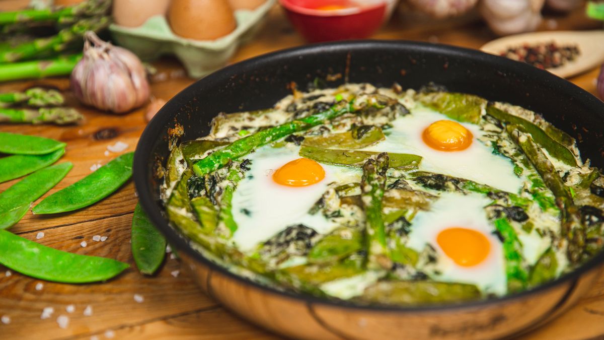 Zielona szakszuka- Pyszności