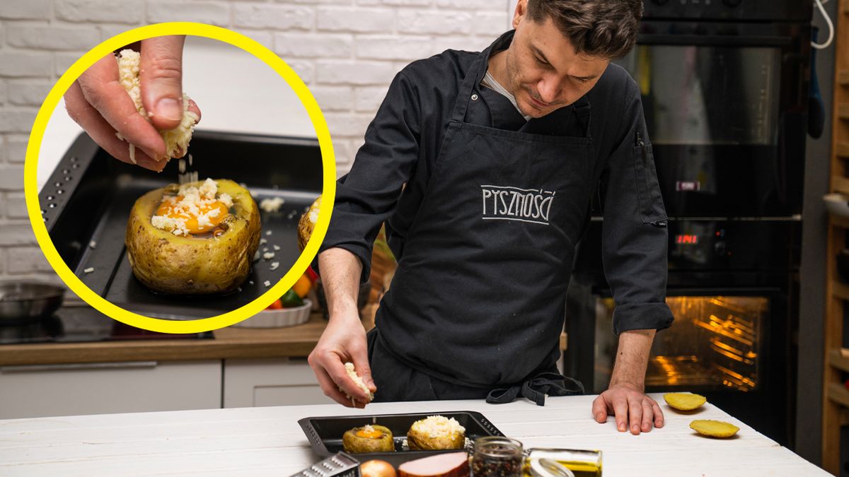 Ziemniaki zapiekane z jajkami- Pyszności