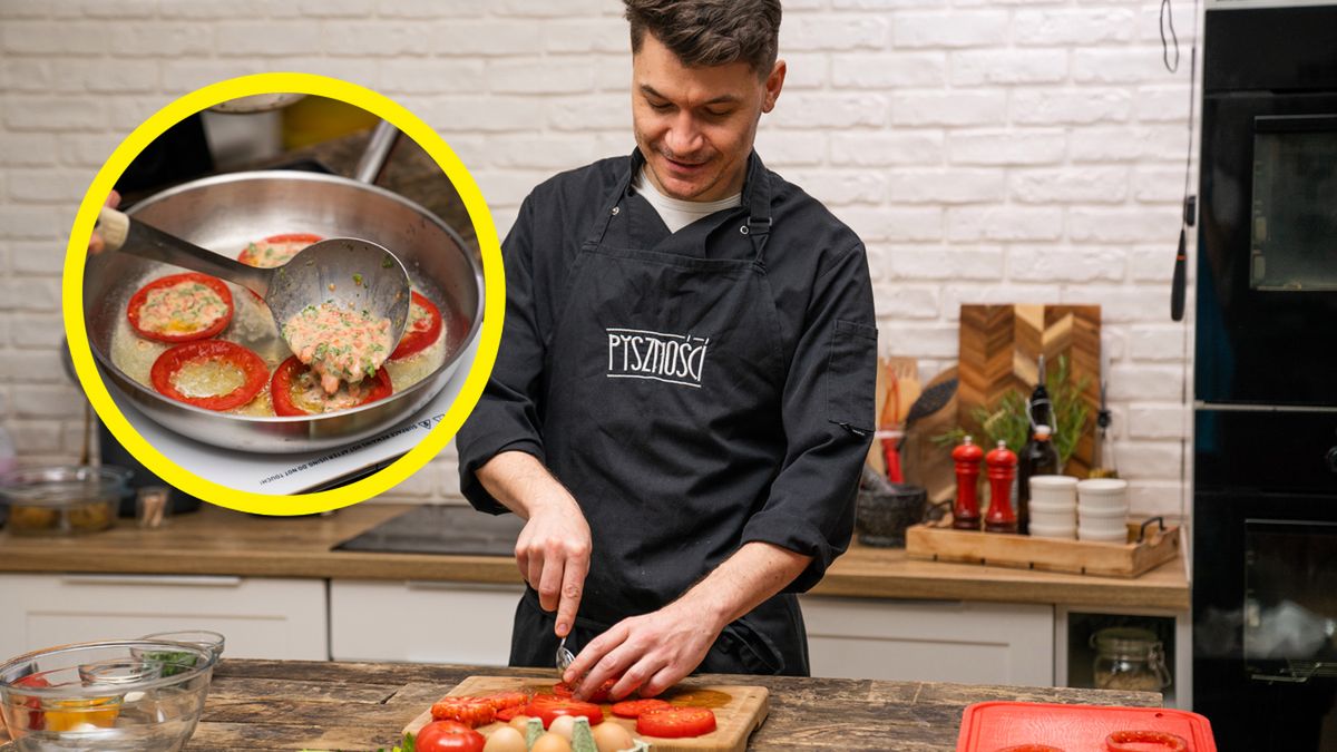 Pomidory smażone z jajkami- Pyszności