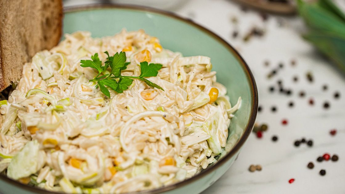 Sałatka porowa- Pyszności