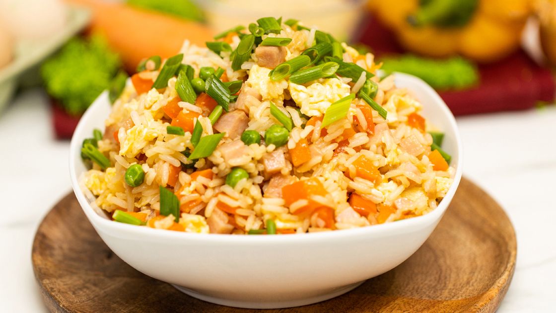 Ryż smażony z warzywami- Pyszności