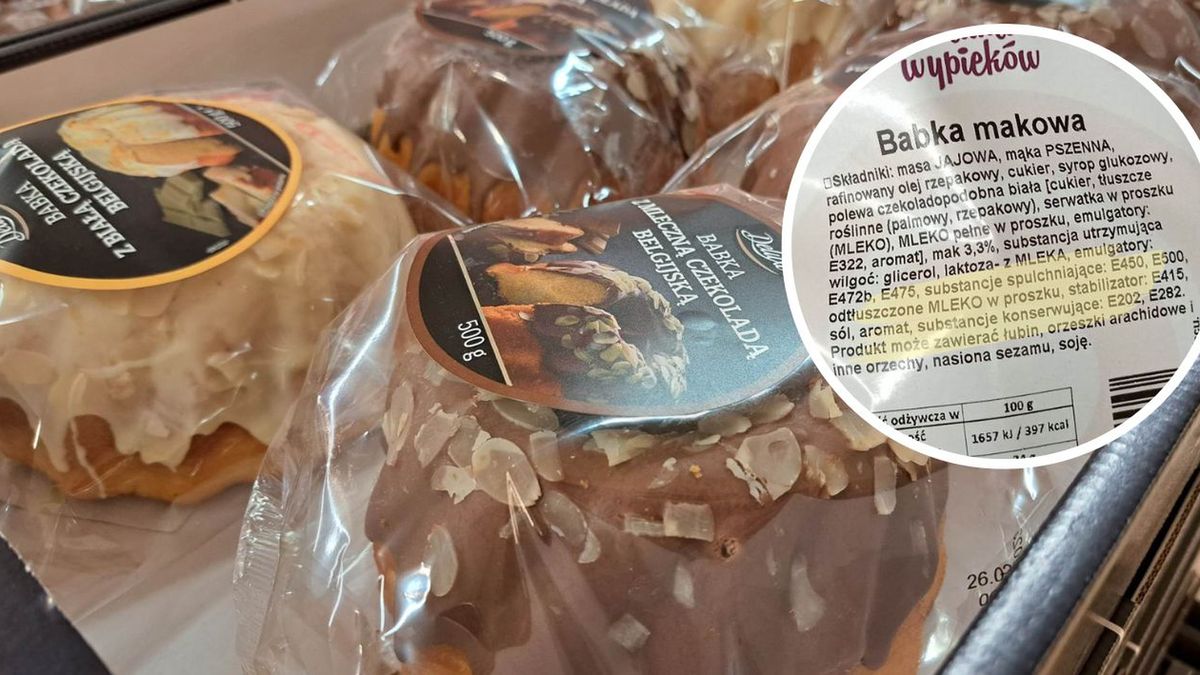 Wielkanocna baba w supermarkecie- Pyszności