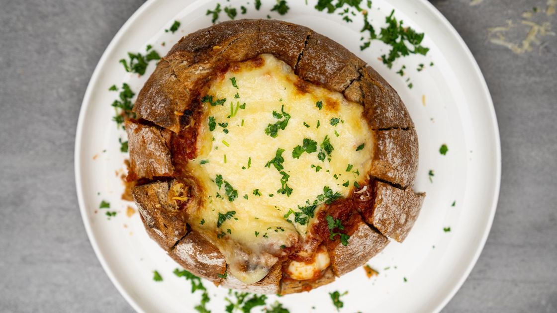 Chlebek z mozzarellą- Pyszności