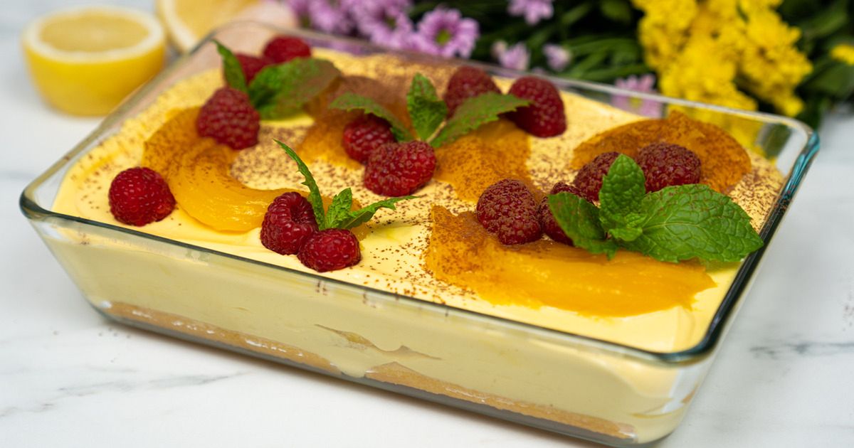 Mangomisu z puree z mango - uwielbiane tiramisu w letnim wydaniu