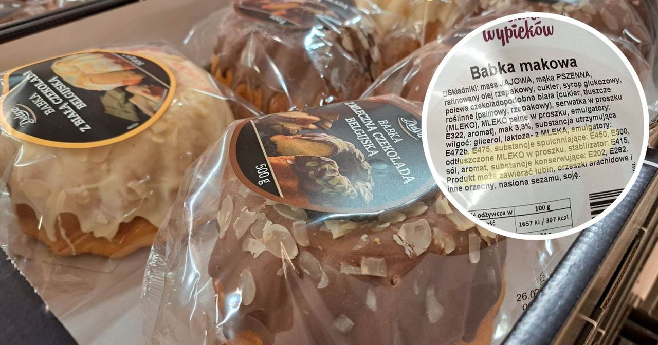 Wielkanocna baba w supermarkecie- Pyszności