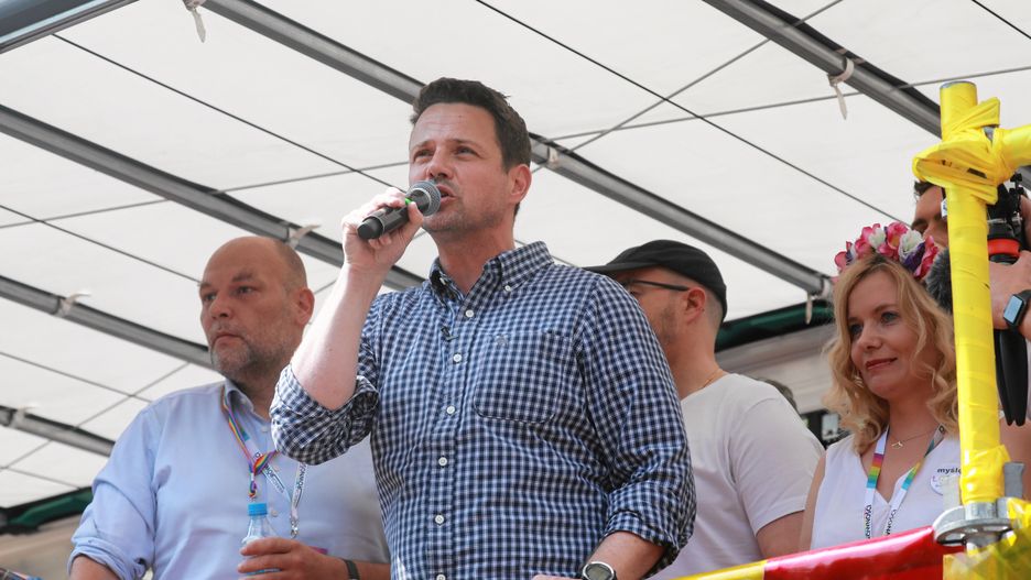 Rafał Trzaskowski na Paradzie Równości 2019