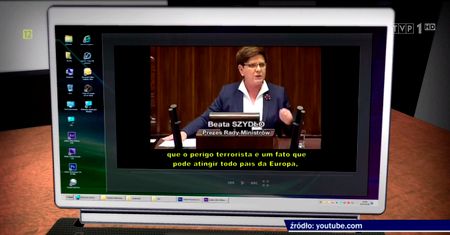 "Świat komentuje słowa Beaty Szydło". Tak "Wiadomości" przedstawiły reakcje na występ polskiej premier