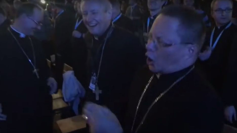 Biskup Ryś podczas IV Kongresu Nowej Ewangelizacji.