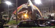 Słynna tęcza na Placu Zbawiciela już nie istnieje [wideo+foto]