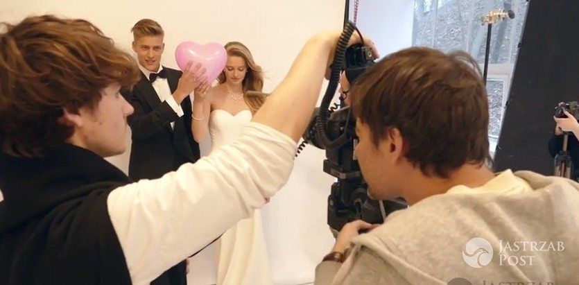 Sesja ślubna Apart z finalistami "Top Model 5" Jakobem Koselem  i Karoliną Pisarek