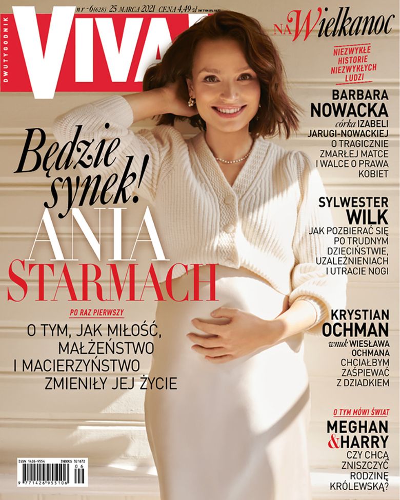 Anna Starmach na okładce magazynu Viva!