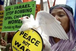 Protesty przeciw izraelskim atakom na Liban