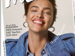 Irina Shayk na okładkach "Interview Germany" - kwiecień 2016