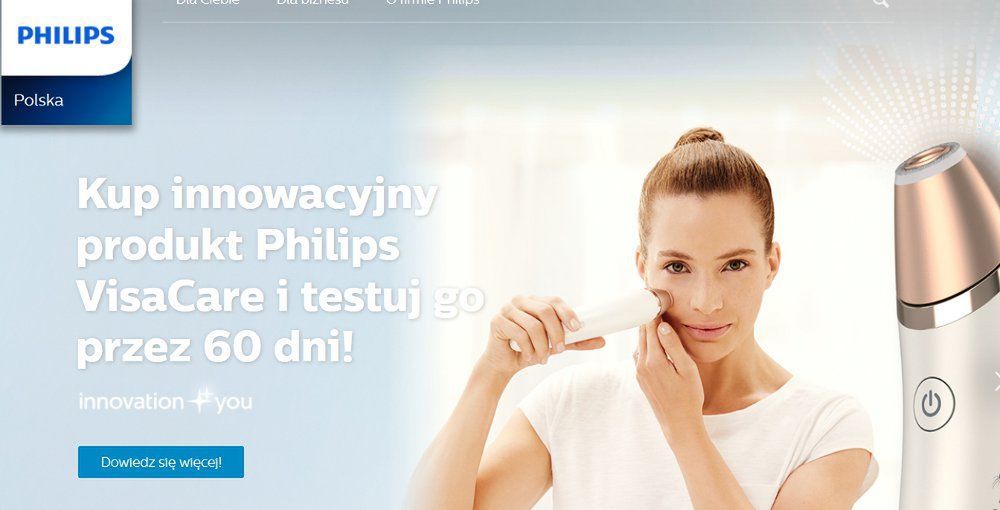 Anna Dereszowska w reklamie Phillips
