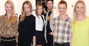 Agnieszka Kaczorowska w objęciach Rafała Maślaka, Kinga Burzyńska w podartych spodniach i Kasia Warnke cała na czarno