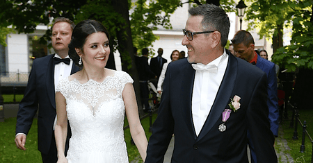Andrzej Sołtysik i Patrycja Czop już po ślubie! Tak wyglądała suknia ślubna panny młodej [PAPARAZZI]