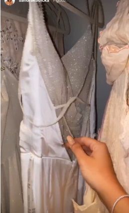 Sandra Kubicka pokazała suknię ślubną