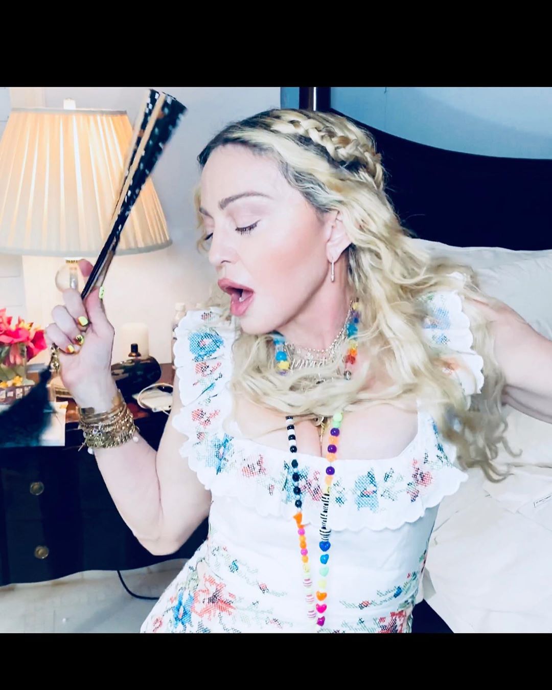 Madonna w urodzinowej sesji