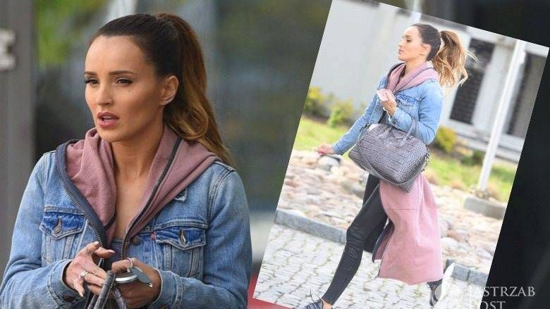 Marina ucieka przed paparazzi ze studia TVP