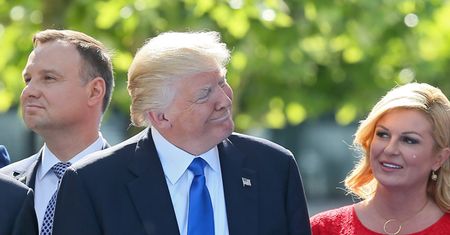 Duda spotkał się z Trumpem. Krótka rozmowa w kuluarach