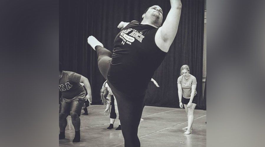 Walczy z otyłością, ale postanowił zostać baletmistrzem