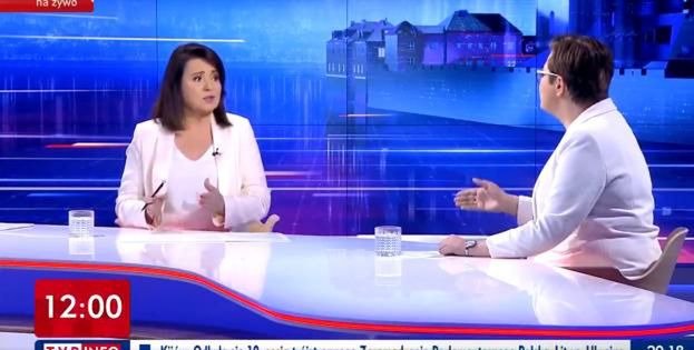 Katarzyna Lubnauer przepytywana przez Danutę Holecką w "Gościu Wiadomości"