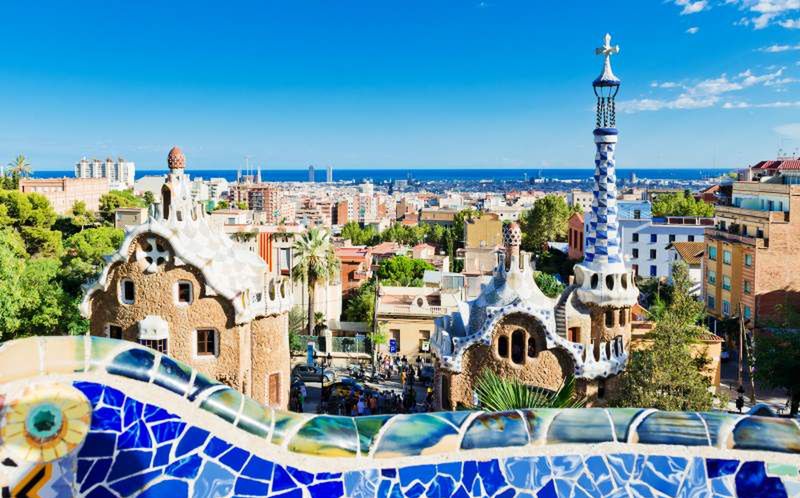 Barcelona - bajkowy Park Guell