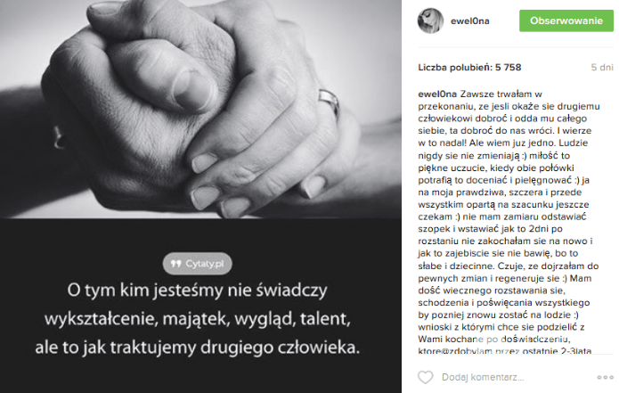 Ewelina i Paweł  z "Warsaw Shore" nie są już parą? Fani są w szoku