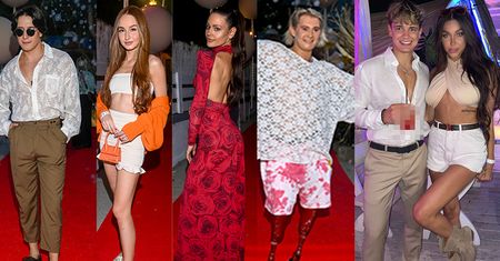 Gwiazdy na 1. urodzinach agencji "Ten Fajny Management": Honorata Skarbek, Dawid Kwiatkowski, Angelika Mucha, Kamil Szymczak