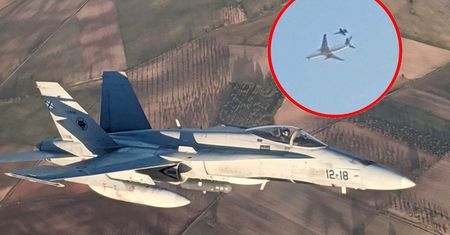 Awaryjne lądowanie boeinga 767 Air Canada. Krążył nad Madrytem, akcja myśliwców F-18