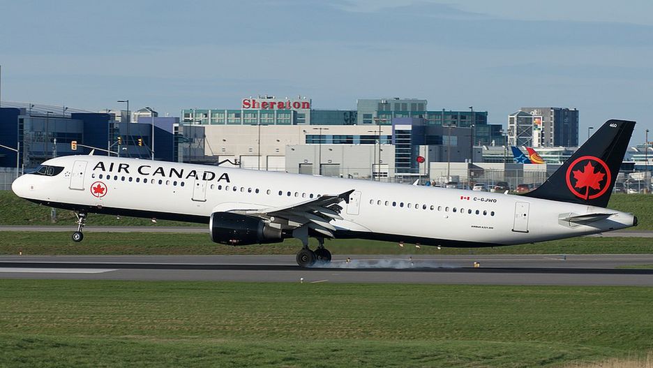 Groźny incydent samolotu Air Canada