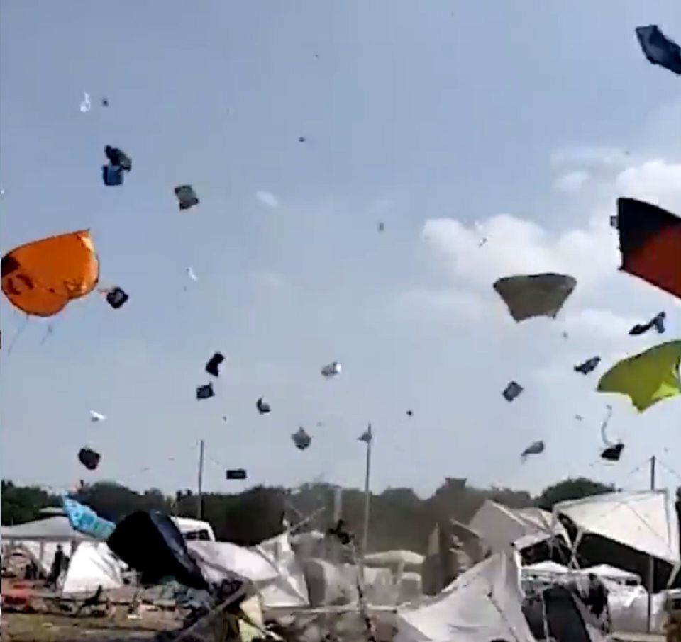 Dosłownie wszystko latało w powietrzu. Niebezpieczne "namiotowe tornado" na niemieckim festiwalu