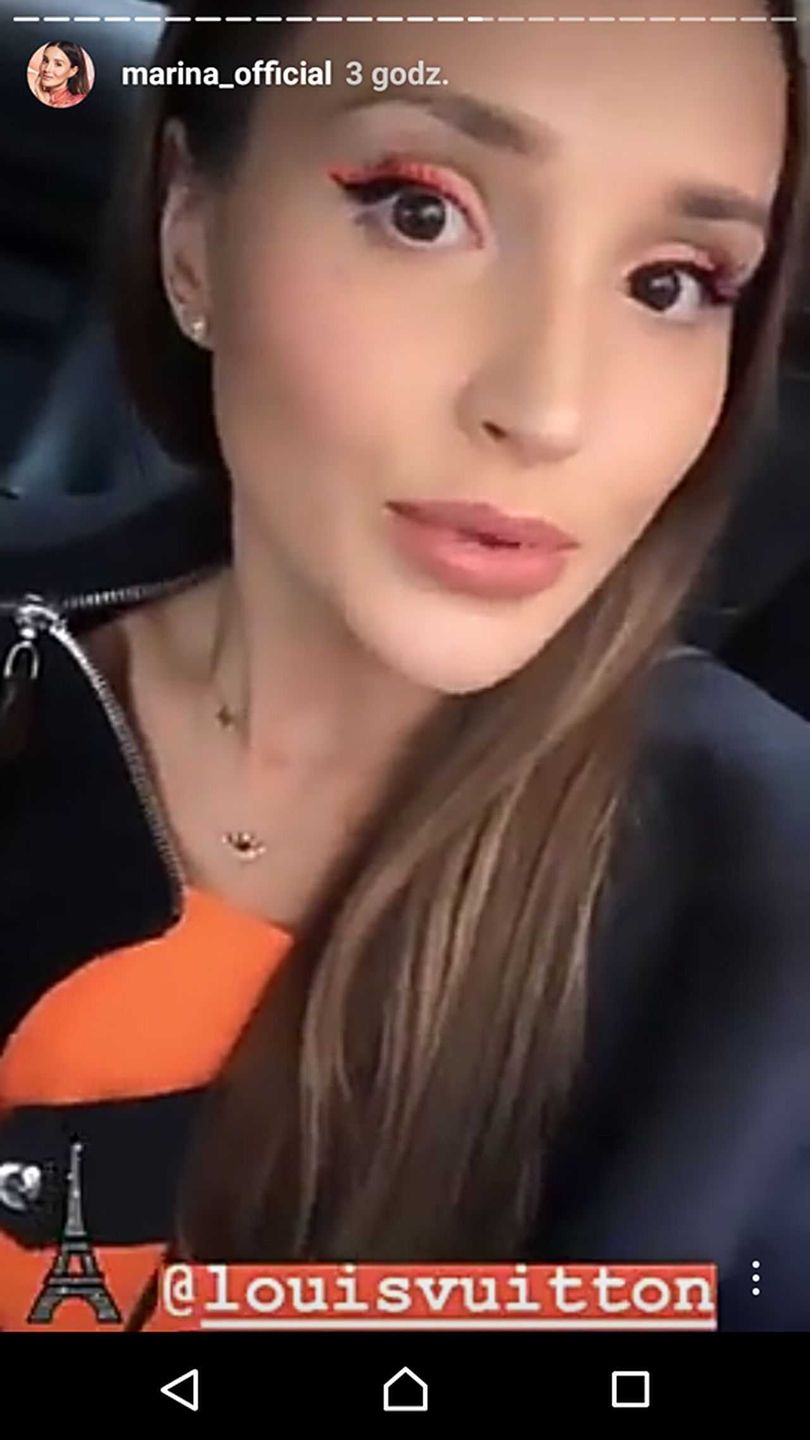 Marina szaleje w wyjątkowym makijażu na Fashion Week w Paryżu