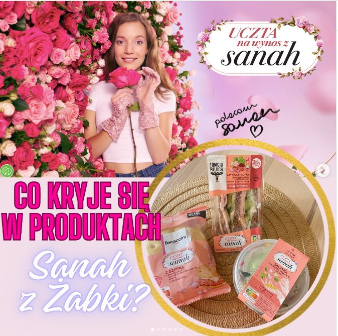 Produkty reklamowane przez Sanah