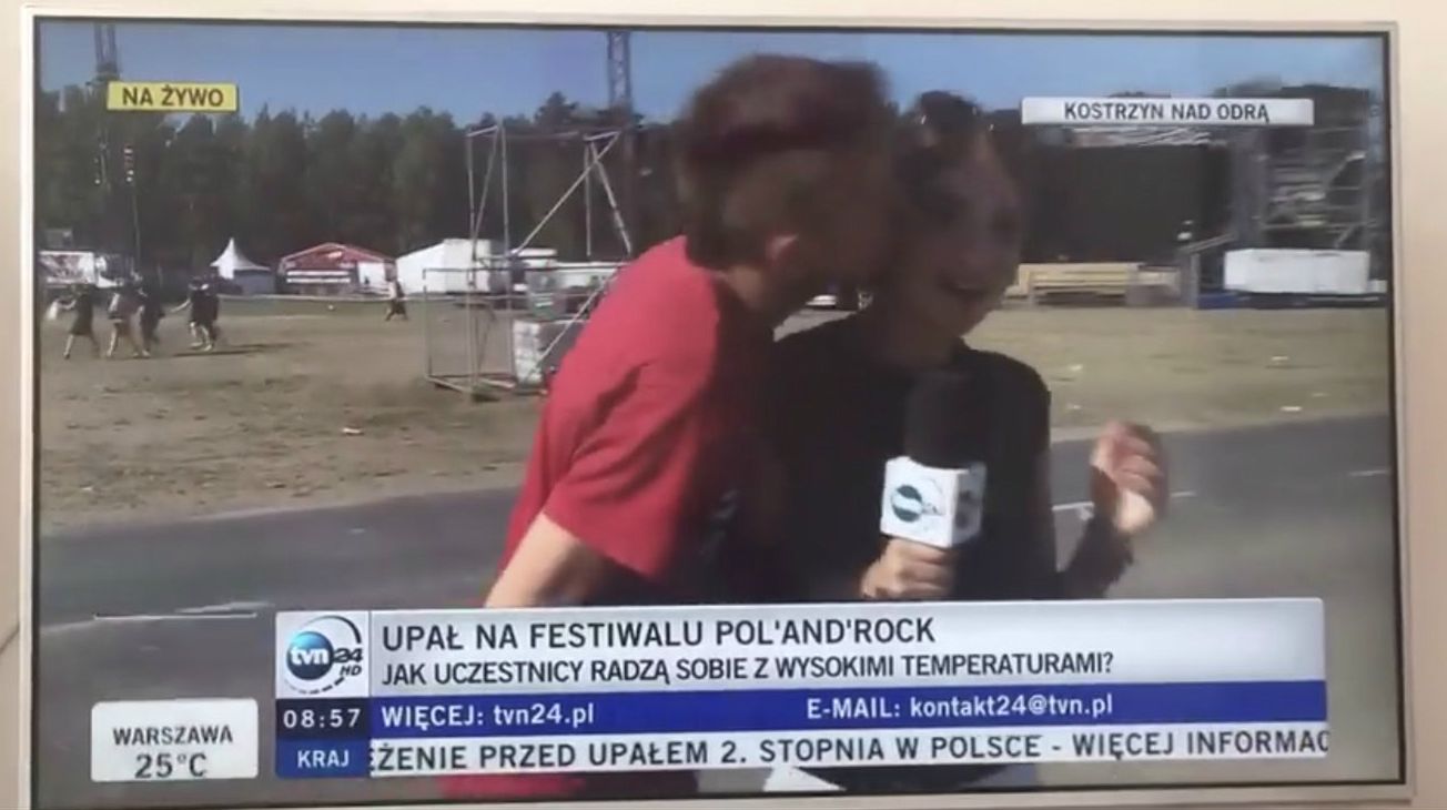 Sylwia Spurek skrytykowała całowanie obcych kobiet dla żartu.