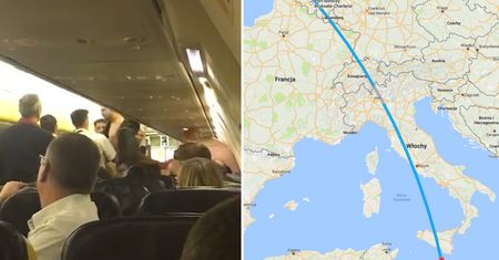 Incydent na pokładzie samolotu. Pilot musiał lądować