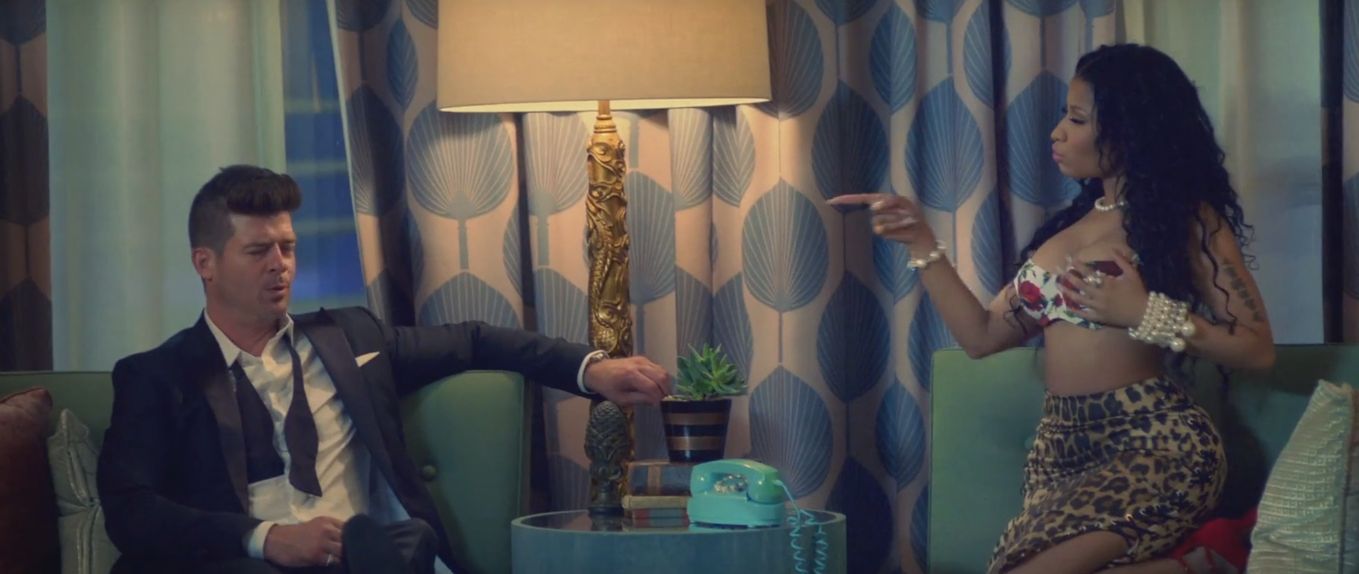Robin Thicke, Nicki Minaj 