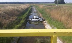 Tragiczny wypadek w Kosiłach. Samochód wpadł do kanału