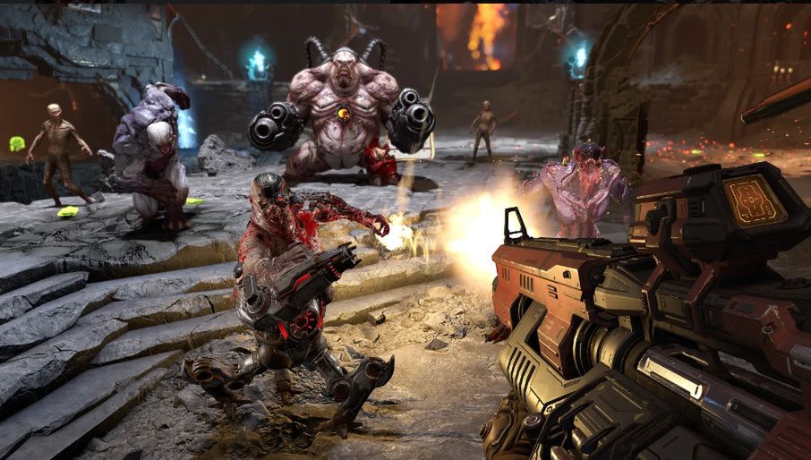 Doom Eternal: zabawa w kotka i myszkę z demonami. Tak wygląda efektowny tryb multiplayer